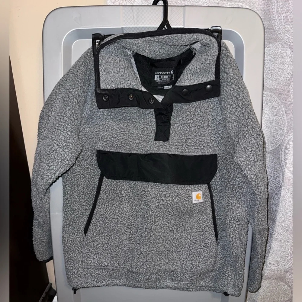 Women’s Carhartt Sherpa 3/4 Button Pullover - Picture 1 of 2